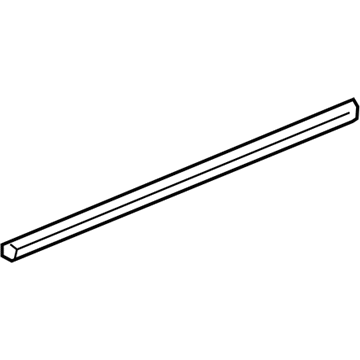 GM 13347304 Lower Weatherstrip, Driver Side 13347304 GM Lower Weatherstrip, Driver Side Illustration 1 of 1