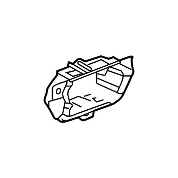 GM 84172412 Seat Heat Switch Bracket, Rear 84172412 GM Seat Heat Switch Bracket, Rear Illustration 1 of 1