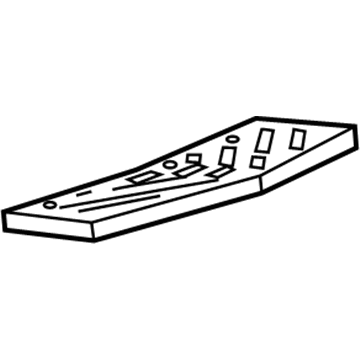 84176294 GM Seat Cushion Pad, Front Illustration 1 of 1