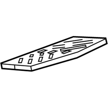 84008958 GM Seat Cushion Pad, Front Illustration 1 of 1