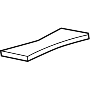 84008956 GM Seat Cushion Pad, Front Illustration 1 of 1