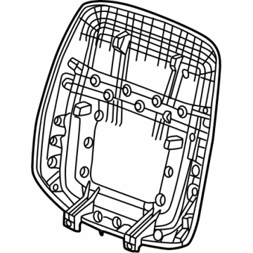 GM 86792882 Panel, Seat Back Cushion, Front 86792882 GM Panel, Seat Back Cushion, Front Illustration 1 of 1