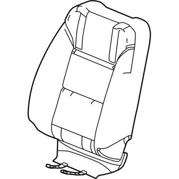 85514924 GM Cover, Seat Back Cushion, Front Illustration 1 of 1