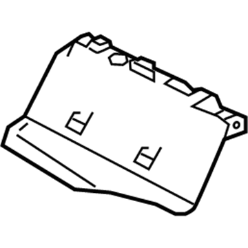 GM 55561769 Water Deflector 55561769 GM Water Deflector Illustration 1 of 1