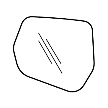 Cadillac 42826982 Mirror Glass