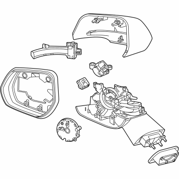 Cadillac 42854335 Mirror Assembly