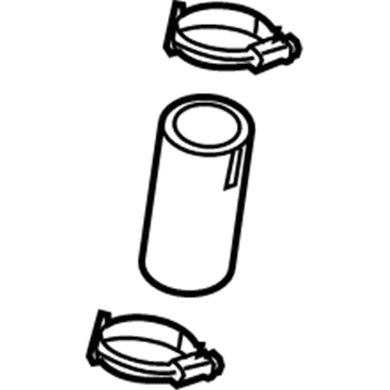 GM 12643087 Air Inlet Hose, Passenger Side 12643087 GM Air Inlet Hose, Passenger Side Illustration 1 of 1