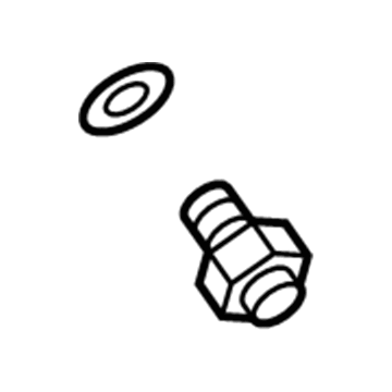 Cadillac 12664134 Oil Feed Tube Connector