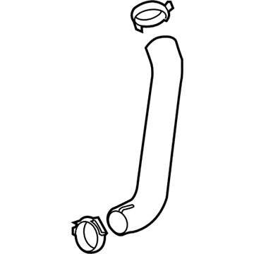 GM 12662888 Air Hose, Passenger Side 12662888 GM Air Hose, Passenger Side Illustration 1 of 1