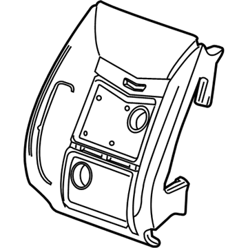 GM 22880982 Seat Back Pad, Front 22880982 GM Seat Back Pad, Front Illustration 1 of 1