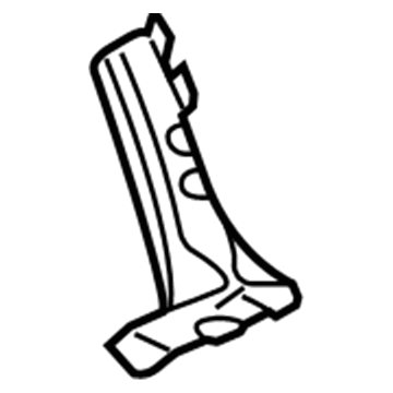 GM 20860054 Gusset, Front Driver Side 20860054 GM Gusset, Front Driver Side Illustration 1 of 1