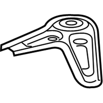 GM 84419602 Rear Bracket, Driver Side 84419602 GM Rear Bracket, Driver Side Illustration 1 of 1