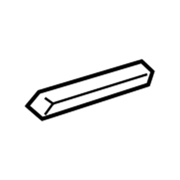 GM 15044540 Molding, Passenger Side 15044540 GM Molding, Passenger Side Illustration 1 of 1