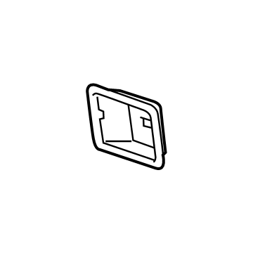GM 84024896 Handle Bezel, Gray, Rear 84024896 GM Handle Bezel, Gray, Rear Illustration 1 of 1