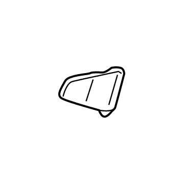 GM 84011111 Lower Quarter Trim Plug, Gray, Passenger Side 84011111 GM Lower Quarter Trim Plug, Gray, Passenger Side Illustration 1 of 1