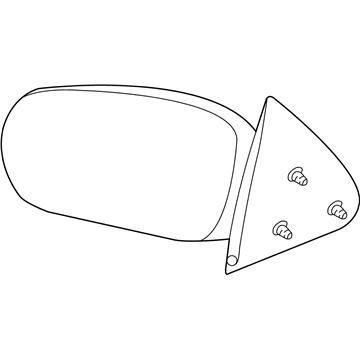 Pontiac 22724868 Mirror Assembly