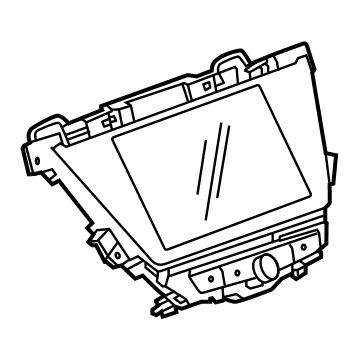 GM 42721360 Display Unit 42721360 GM Display Unit Illustration 1 of 1