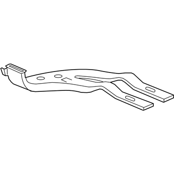 GM 13372442 Rear Duct, Passenger Side 13372442 GM Rear Duct, Passenger Side Illustration 1 of 1