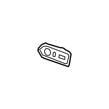 Chevy 84795446 Switch Bezel