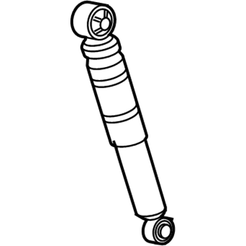 22719807 GM Shock Absorber, Red Line, Rear Illustration 1 of 1