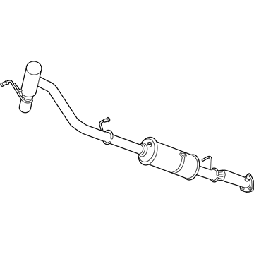 GM 84383053 Diesel Particulate Filter 84383053 GM Diesel Particulate Filter Illustration 1 of 1