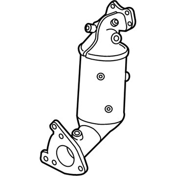 GM 55589482 Catalytic Converter 55589482 GM Catalytic Converter Illustration 1 of 1
