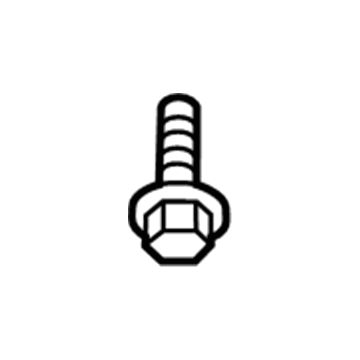 GM 11546404 Alternator Bracket Bolt 11546404 GM Alternator Bracket Bolt Illustration 1 of 1