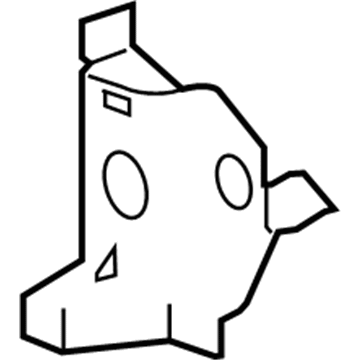 22714185 GM Mount Panel, Passenger Side Illustration 1 of 1