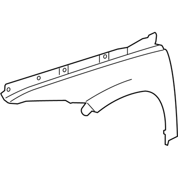 20919883 GM Fender, Front Passenger Side Illustration 1 of 1
