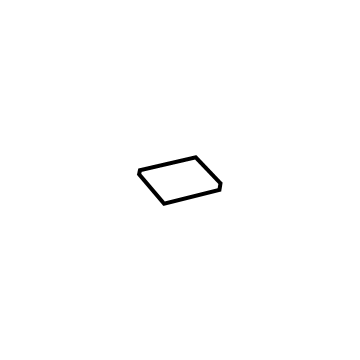 GM 84916534 Upper Quarter Trim Rear Cap, Driver Side 84916534 GM Upper Quarter Trim Rear Cap, Driver Side Illustration 1 of 1