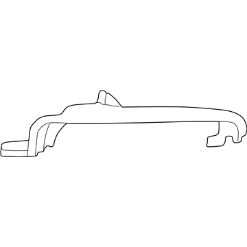 GM 10269679 Parking & Side Lamp Bracket, Driver Side 10269679 GM Parking & Side Lamp Bracket, Driver Side Illustration 1 of 1