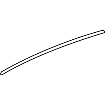GM 22743310 Drip Molding 22743310 GM Drip Molding Illustration 1 of 1