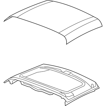 Pontiac 25814282 Roof Panel