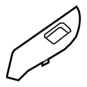 GM 23117560 Switch Bezel, Passenger Side 23117560 GM Switch Bezel, Passenger Side Illustration 1 of 1