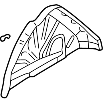 Pontiac 88897594 Inner Wheelhouse