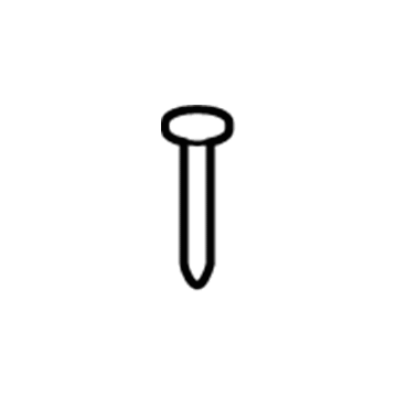 GM 11609935 Bumper Cover Clip, Rear 11609935 GM Bumper Cover Clip, Rear Illustration 1 of 1