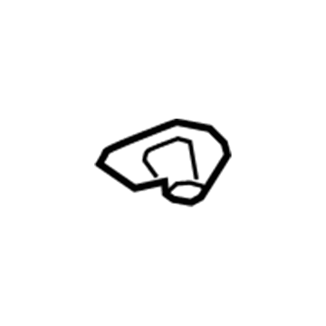 GM 15272047 Sunvisor Support, Gray 15272047 GM Sunvisor Support, Gray Illustration 1 of 1