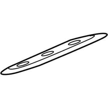GM 23142430 Molding, Driver Side 23142430 GM Molding, Driver Side Illustration 1 of 1