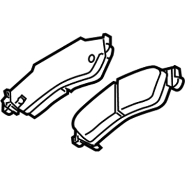 Chevy Camaro Brake Pads - 92230273