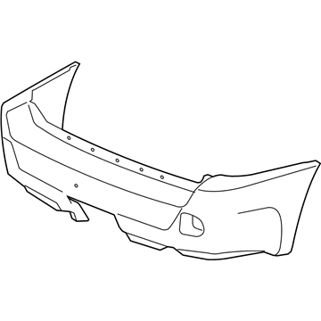GM 89045672 Bumper Cover 89045672 GM Bumper Cover Illustration 1 of 1