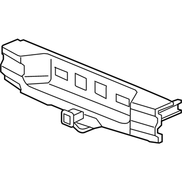 GM 25863531 Impact Bar, Rear 25863531 GM Impact Bar, Rear Illustration 1 of 1