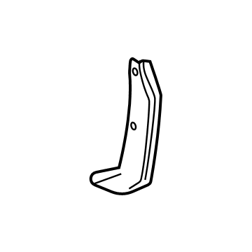 84861664 GM Protector, Black, Front Driver Side Illustration 1 of 1