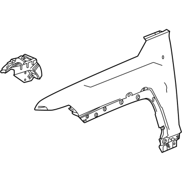 GM 85564377 Fender Assembly-Front 85564377 GM Fender Assembly-Front Illustration 1 of 1