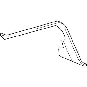 GM 85103506 Lower Trim, Silver 85103506 GM Lower Trim, Silver Illustration 1 of 1