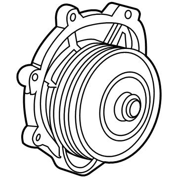Chevy 40009320 Water Pump