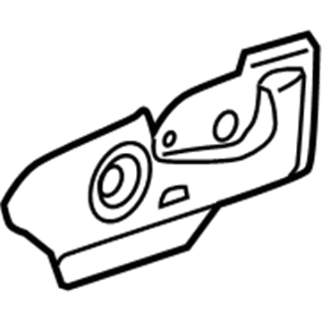 GM 89043993 Outer Finish Panel 89043993 GM Outer Finish Panel Illustration 1 of 1