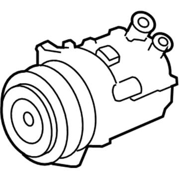Saturn A/C Compressor - 19130591
