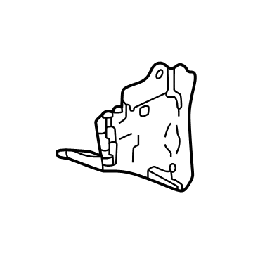 Chevy 60008236 Inner Hinge Pillar