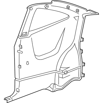 Chevy 22619026 Quarter Trim Panel