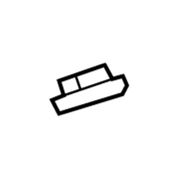 Buick 25888200 Trunk Lid Drain Plug